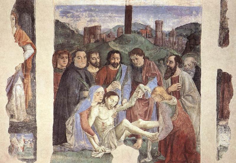 Domenicho Ghirlandaio Lamentation over the Dead Christ Spain oil painting art